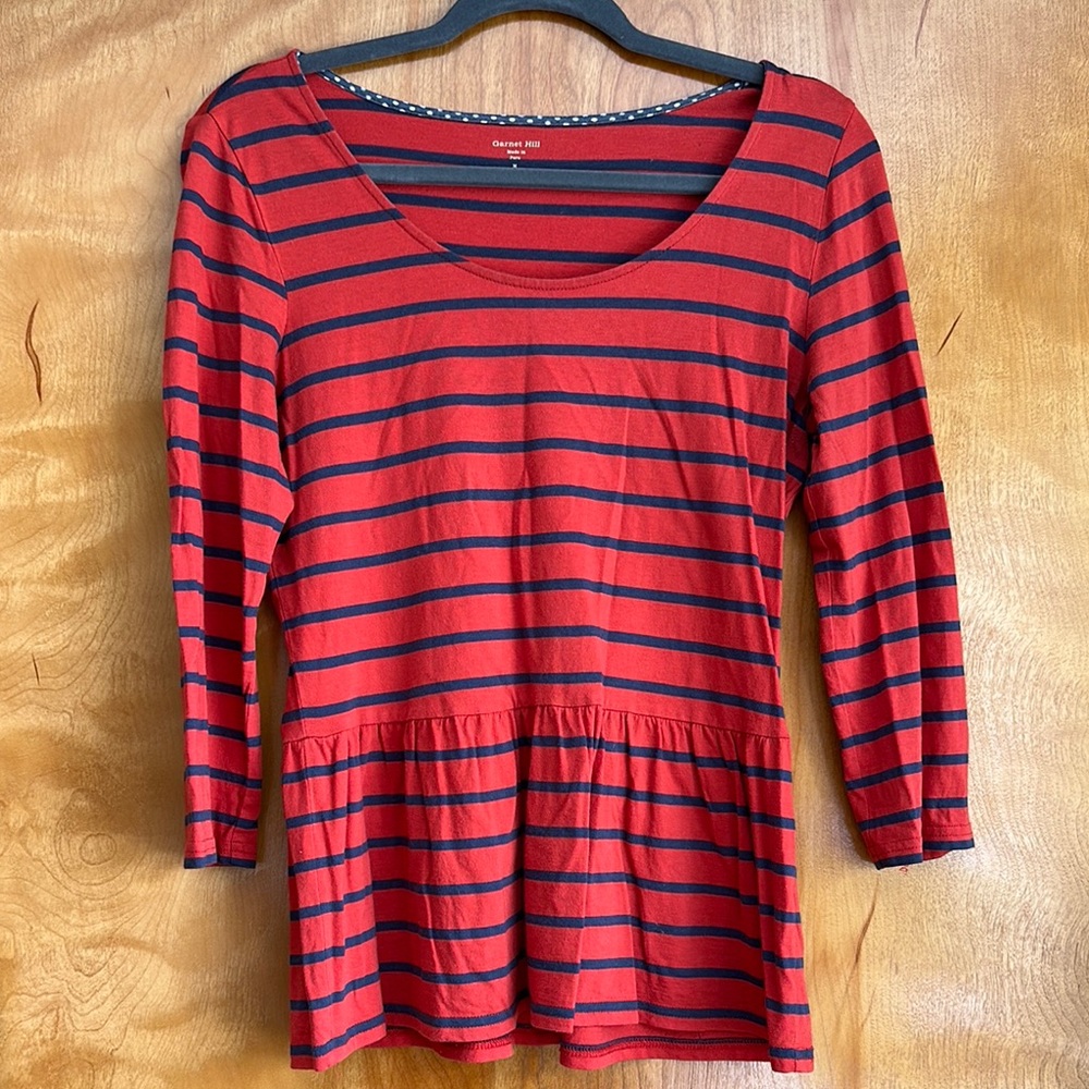 Red Striped Women's Top - Garnet Hill